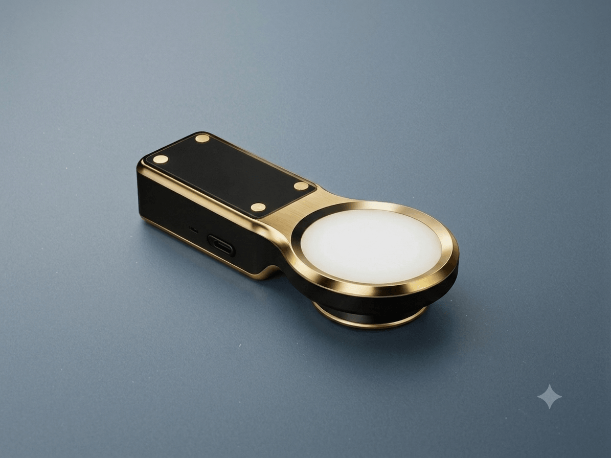 Digital stethoscope — alternate angle